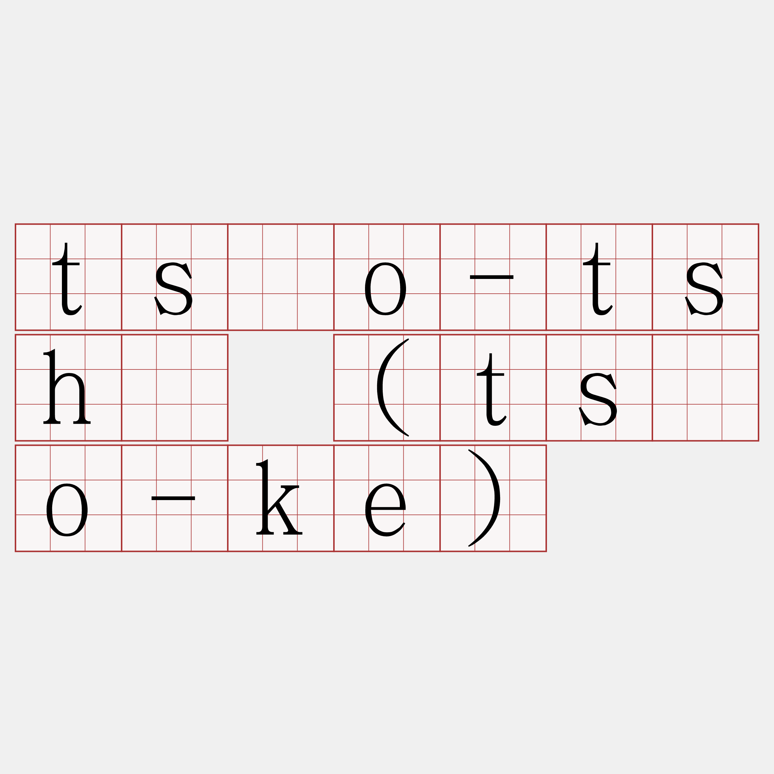 tsóo-tshù (tsóo-ke)